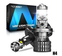 F rStvzo 2x H4 120W 22000LM LED Scheinwerfer Mit Zulassung 6500K 1:1 Halogen Wei