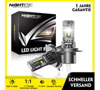 F rStvzo H4 LED Scheinwerfer Mit Zulassung 70W 30000LM 6500K 1:1 Halogen HID Wei