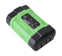 Fabater Auto-Wechselrichter, Effizientes 12-V-auf-220-V-Ladegerät mit Schnellladung für Reisende und, ABS, 6,5 X 4,2 X 2,7 Zoll