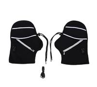 Fabater Beheizte Handschuhe für Männer und Frauen, Beheizte Motorrad-Lenkermuffen-Handschuhe, USB Wiederaufladbar, Reflektierend, Winddicht, Winter-Motorrad-Griffwärmer für