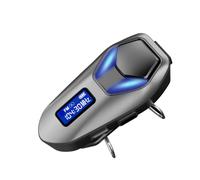 Fabater Motorradhelm-Bluetooth-Headset, Helmlautsprecher mit FM-Radio-Unterstützung, Zwei-Wege-Gegensprechanlage, RGB-Lichter, IP65, Regenfest, für Motorrad, Fahrrad, Schneemobil, ATV