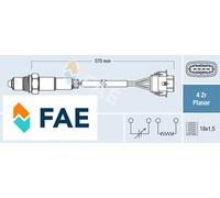 FAE 77154 Lambdasonde Lamdasonde für Opel für Porsche für Chevrolet