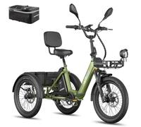 Fafrees F20 Mate II Dreirad E-Bike Klapprad 20 Zoll [ Offiziell ] Herren Ebike Damen 25km/h, 3 Rad 180kg, Fahrrad Elektro 250W Senioren, 25AH 48V Akku abnehmbar Pedelec Erwachsene, elektrisch Ttrike