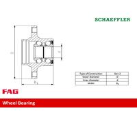 Schaeffler FAG Radlagersatz 713 6330 20 – Hinterachse für Nissan Micra II