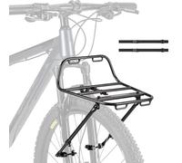 Fahrrad Frontträger - Aluminium Verstellbarer Halter,Fahrradträger Mit Gurten | für Radfahren auf Straße im Innenraum beim Parken am und an der Wand