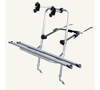 Fahrrad Heckträger - Fahrradträger Heckklappe - VDP Logic 2 - universal Auto Fahrradträger - Heckklappenträger mit Schienen - Fahrradheckträger fürs Auto - Befestigung Kofferraumklappe - 2 Räder