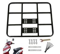 Fahrrad-Heckträger - Metall-Fahrradträger für Anhängerkupplung, strapazierfähig, hohe Festigkeit, Takeaway-Box, Halterung, Heckschwanz für Lebensmittelboxen, leicht, kompakt, ergonomisch, vielseitig
