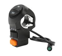 Fahrrad Lichtschalter, 3-in-1 Motorrad Lenkerschalter Wasserdichter ATV Fahrrad Blinker Lichtschalter Scheinwerfer Blinker Hupe Schalter ON OFF Tastenschalter Für Elektroroller Elektrofahrräder