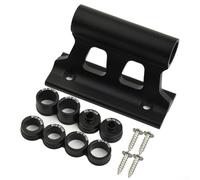Fahrrad-Schnellspanner-Gabelhalterung für Autodachse, kompatibel mit 100/110 mm Gabelbreiten, geeignet für Autos, LKWs, Wohnmobile (schwarz)