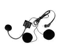Fahrradhelm-Headset - Helm, Biike-Kopfhörer, Headhat, Intercom-Headset, Kommunikationsmikrofon, wasserdichtes , 10-poliges Werkzeug, tragbar für Teenager, Männer, Erwachsene, Reisen und
