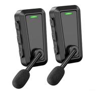 Fahrradhelm Intercom Headset | Robustes ABS, Kabellose Musikübertragung & Gegensprechfunktion für Radfahrer und im Outdoor-Einsatz(2pc)