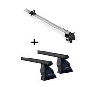 Fahrradträger Bike Pro + Dachträger Menabo Tema Stahl kompatibel mit für Fiat Scudo II ab 2007
