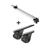 Fahrradträger Bike Pro + Dachträger VDP Stahl kompatibel mit für Renault Grand Scenic 5 Türer 2009-2016