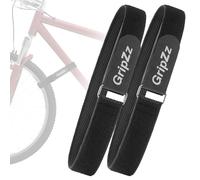 Fahrradträger Gurte, 2 Stück Verstellbare Stabilisatorgurte, Spanngurte mit Klettverschluss, Gurt für Fahrradträger Zubehör, Haken und Schlaufe für Fahrradtransport und Aufbewahrung (65 cm x 3,8 cm)