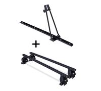 Fahrradträger ORION+Dachträger Menabo Tema Stahl für für Audi A4 8K 4Türer 12-15