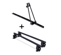 Fahrradträger ORION + Dachträger Menabo Tema Stahl kompatibel mit für Opel Corsa B + C 1993-2006