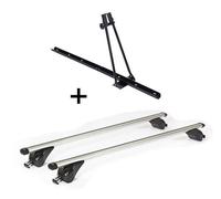 Fahrradträger ORION + Dachträger/Relingträger VDP KING1 kompatibel mit für Peugeot 5008 (5 Türer) ab 17