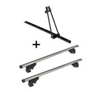 Fahrradträger ORION + Dachträger/Relingträger VDP LION1 kompatibel mit für Fiat Idea (5 Türer) 05-12