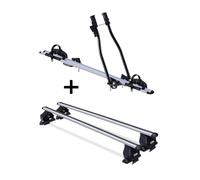 Fahrradträger SAGITTAR + Dachträger Menabo Tema kompatibel mit für Mazda CX-3 (SUV 5 Türer) ab 2015