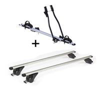 Fahrradträger SAGITTAR + Dachträger/Relingträger VDP KING1 kompatibel mit für Opel / Vauxhall Grandland X (5 Türer) ab 17