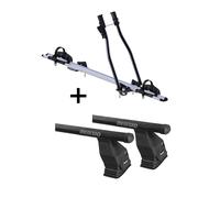 Fahrradträger SAGITTAR+Dachträger Tema Stahl für für Peugeot 5008 SW 5Tür 09-16