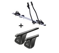 Fahrradträger SAGITTAR + Dachträger VDP Stahl kompatibel mit für Skoda Fabia I 5 Türer 1999-2007