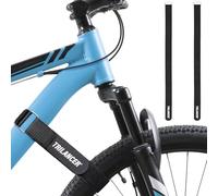Fahrradträgergurte, 2er-Pack Trilancer Verstellbare Fahrrad-Stabilisator-Gurte, Spanngurte mit Haken und Schlaufe für Auto- und Wandhalterung, für Transport und Aufbewahrung (75 cm x 3,8 cm)