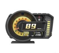 Fahrzeug-Head-Up-Display mit LCD-OBD-GPS-Instrumentententafel-Messgerät mit Geschwindigkeit, Öldruck, Kraftstoffmenge und Sicherheitsalarmfunktionen (A590-Max)