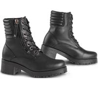 Falco Misty 2 wasserdichte Damen Motorrad Stiefel, schwarz, 38