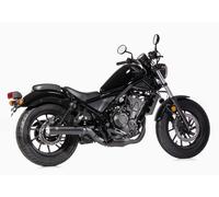 FALCON Double Groove Auspuff für HONDA CMX500 Rebel 2016-2019 PC56 Slip on Ersa