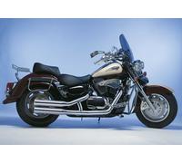 FALCON Double Groove Auspuff für SUZUKI VL 1500 Intruder LC 1998-2004 WVAL Komp