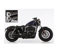 Falcon Double Groove Auspuffanlage Harley-davidson Sportster 1200 Super Low (euro 4)