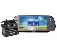 ,"Falcon Magnetic Wireless Camera System, kabellose Rückfahrkamera magnetisch mit 7 Zoll Monitor schwarz" schwarz schwarz