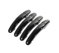 FALELELV Türgriff Außen Für Ford Transit Custom Tourneo 2013-2017 Autotürgriffabdeckung Zierleisten Styling-Zubehör Außen Türgriff Türöffner aus ABS, Schwarz, One Size