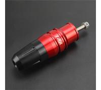Fallschutz Motorrad-Auspuff-Sturzpad Für Benelli TRK502 TRK502X TRK 702 251 800 502X Sturzschutz Anti-Fall Motorrad-Auspuff(Rot)