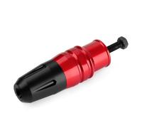 Fallschutz Sturzpad Motorrad-Auspuff-Sturzpad Für Kawasaki Z650 Z 650 Für NINJA650 Für Ninja 650 2017-2024 Motorrad Rahmen Schieberegler(Rot)