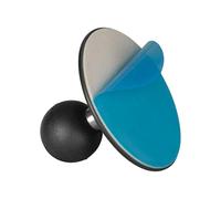 FANAUE Flex Adhesive Ball Base Compatible with RAM Mounts B Size Double Socket Arm, 1 inch Ball Head Adapter for Motorcycle Phone Mount Bike Phone Holder, Suction Cup Base for Mounting on Car