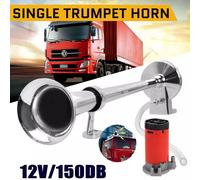 Fanfare Hupe Druckluft Air Horn Nebelhorn mit Kompressor 12V PKW LKW Boote 150db
