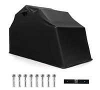 FANTASK Motorrad Garage, Faltgarage 342 x 137 x 190 cm | Universal Abdeckung aus Oxford Stoff mit Metallrahmen, wetterfest, für Motorrad, Moped, Roller und Motorroller