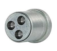 Farad 1-dc1 SB 1 CH.SP Stil Bull Felgenschloss, Diebstahlsicherung für Autos mit Mutter, 4 Stück mit 1 Schlüssel