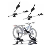 Farad P-Style Dachfahrradträger Auto Fahrradträger bis 25 kg Stahl ABE geprüft, Universal Dach fahrradträger, Dachträger Fahrradhalter abschließbar 2er Set