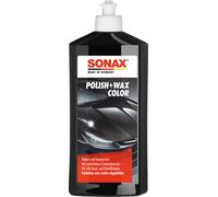 Farbpolitur Auto Politur und Wachs SONAX Polish+Wax Color schwarz 500ml