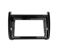 Fascia Rahmen Panel Trim 9 "2 Din Autoradio Dashboard Fascia Für VW Für Polo 2009 + Stereo Panel Montage Lünette Frontplatte Mittelkonsole Halter Radioblende