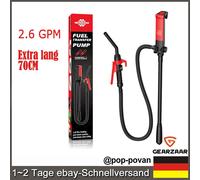 Fasspumpe Kanisterpumpe Elektrische Umfüllpumpe für Wasser Öl Diesel Benzin Neu