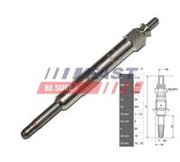FAST Glühkerze für Alfa Romeo 159 939 1.9 JTDM 8V 166 936 2.4 JTD 930_ Fiat