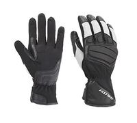 FAST WAY Easy II Motorradhandschuhe Sommer, CE Geprüfte Motorrad Handschuhe Herr & Frau, Hoch Abriebfest, Komfortabler Knöchelprotektor, Gepolsterter Handballen, Schwarz/Hellgrau, XXL