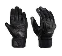 FAST WAY Offroad I Motorradhandschuhe, CE Zertifiziert, Atmungsaktiv - Sommer geeignet, Knöchelschutz, Weitenverstellbar, Handballenschutz, Gefütterte Unterhand, Schwarz, M