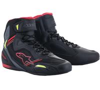 Faster 3 Rideknit Motorradschuhe Herren (schwarz/rot/gelb), 10=(43)