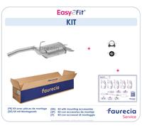 FAURECIA Endschalldämpfer Kit Easy2Fit FS15511 für Fiat / LANCIA Citroën/Peugeot