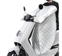 Favoto Beinschutz Motorroller Sommer Sonnenschutz - Roller Decke Regenschutz mit Reflektionsstreifen Universal Polyester Beindecke für Zweirad-Pedalbetriebene Fahrzeuge Silber